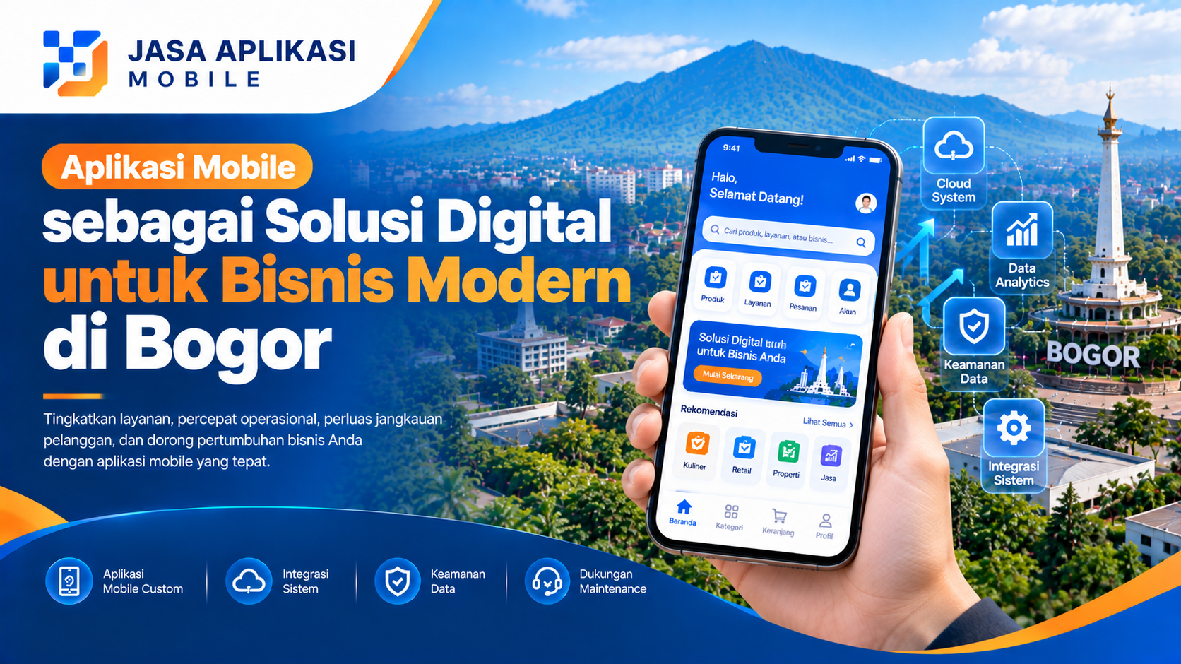 Aplikasi Mobile sebagai Solusi Digital untuk Bisnis Modern di Bogor